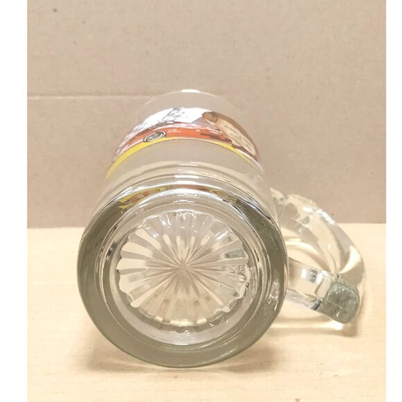 Vintage 1993 Bill Elliott Glass Beer Mug #11 Budweiser Ford Thunderbird NASCAR - Picture 9 of 9